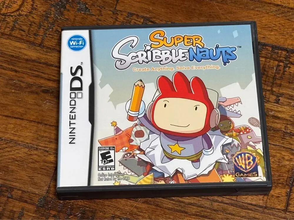 Super Scribblenauts (2010, DS) Nintendo WB Games Complete CIB